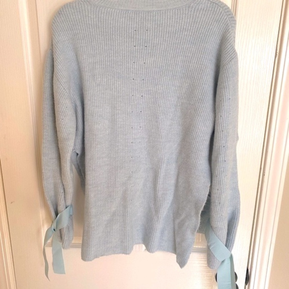 Topshop Tie Cuff Sweater - Picture 6 of 8